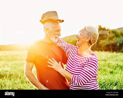Older Man And Woman Smiling Hi Res Stock Photography And Images Alamy