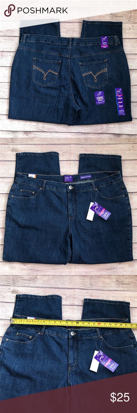 Jms Just My Size Classic Fit Jeans 24wp Short Plus Jeans Fit Just My Size Womens Shorts