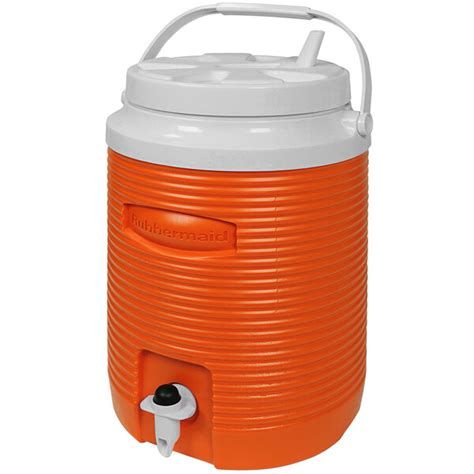 Rubbermaid Insulated Water Cooler Orange 2 Gallon