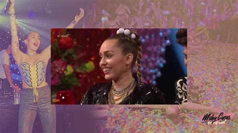 Entrevista Miley Cyrus Y Mark Ronson En El Show De Graham Norton 7
