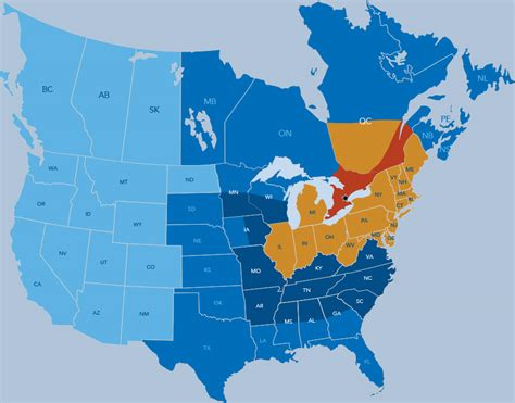 The boundary map of the usa with canada is 8,891 kilometers (5. Canada, USA cross border shipping | Transportation service ...