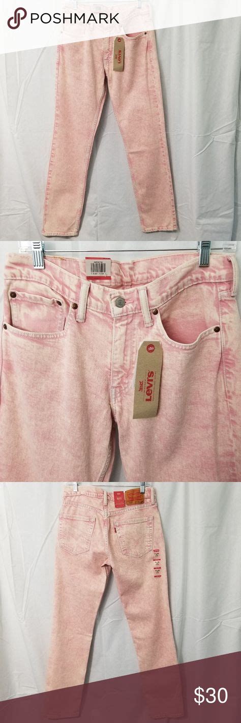 Pink Levis 511 Slim 31x32 Nwt Levis Skinny Jeans Levi Levis 511 Slim