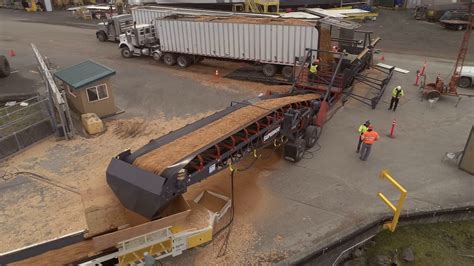 Loading Wood Chips At Port Angeles Washington Youtube