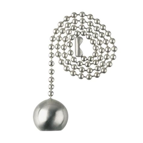 Lighting 77217 Decorative Pull Chain 12 Brushed Nickel This Item Is