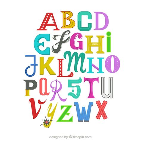 Funny Alphabet Letters Clip Art Free