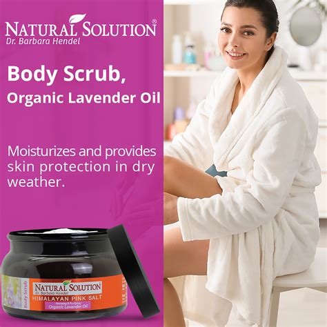 Natural Solution Organic Lavender Oil Body Scrub 350g Buy Online At
