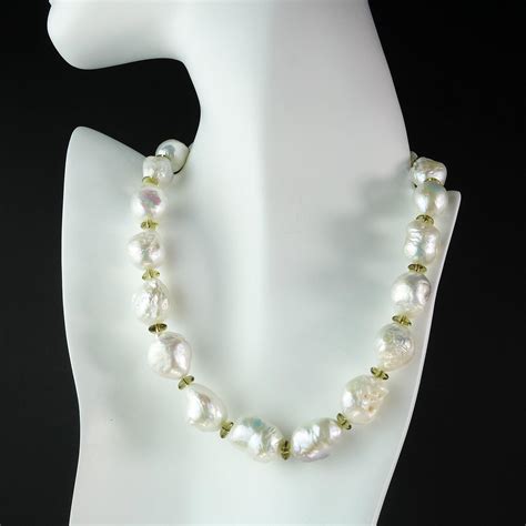 Baroque Pearl Choker Necklace Baroque Pearls Pearls White Baroque