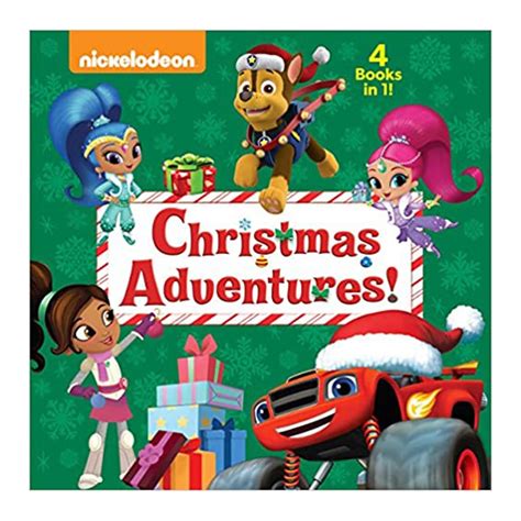 Nickelodeon Christmas Adventures 4 Books In 1 Hardcover Samko