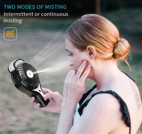 Best Portable Handheld Misting Fans For Staying Cool