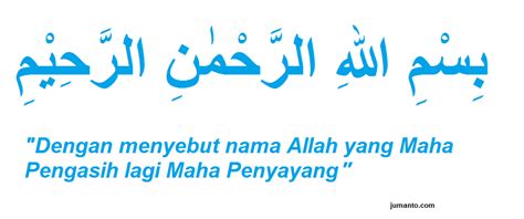 Tulisan Arab Bismillah Yang Benar dan Artinya Gundul, Bisa Dicopy, Word