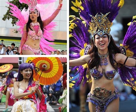 asakusa samba carnival in tokyo japan brazilian carnival costumes samba dance samba costume