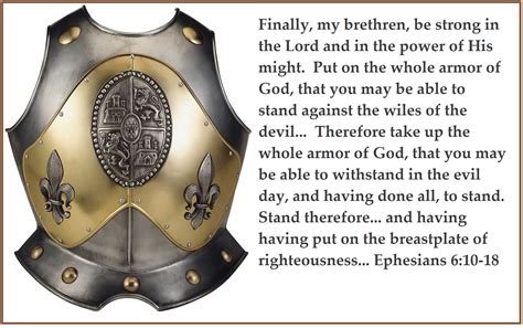 Julies Bible Journey The Armor Of God Breastplate Of Righteousness