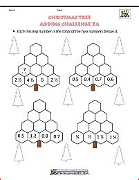 Christmas Math 5th Grade Worksheets