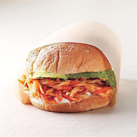 Jun 16, 2020 · crock pot shredded bbq chicken is delicious, tender chicken that is easily made with frozen chicken breasts, bbq sauce and special seasoning! BBQ Chicken Sandwich Recipe - EatingWell