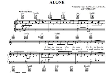 Heart Alone Free Sheet Music Pdf For Piano The Piano Notes