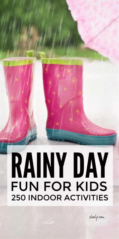 Rainy Day Activities For Kids