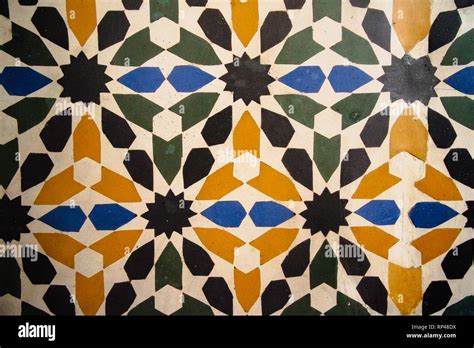 Spain Andalusia Historic Moorish Ceramic Tile Stock Photo Alamy