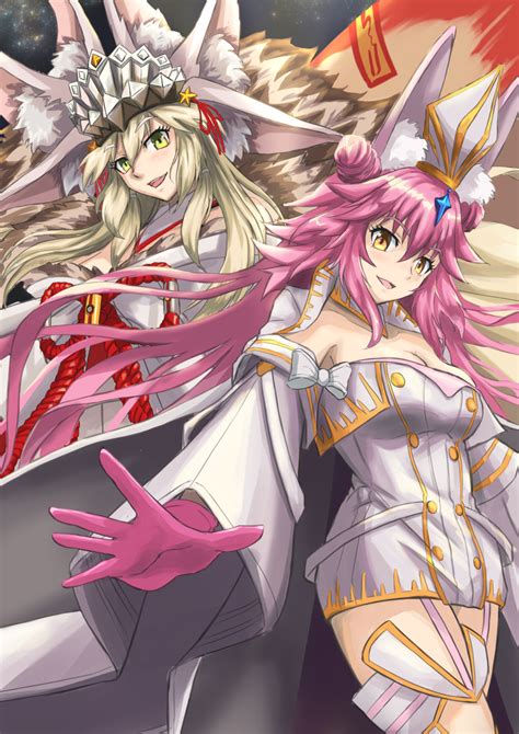 Tamamo Koyanskaya Koyanskaya And Koyanskaya Fate And 1 More Drawn