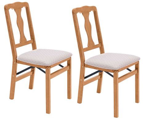 When choosing the right folding dining chairs, there are a few essential things to consider. Queen Anne Folding Dining Chairs 2pcs Solid Hardwood Frame ...