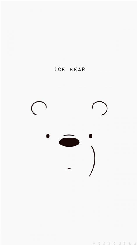 We Bare Bears Ice Bear Iphone Hd Wallpapers Wallpaper Cave