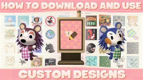 How To Download And Use Custom Designs Animal Crossing New Horizons