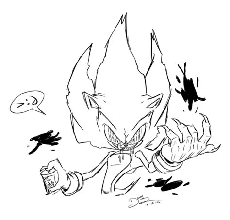 Evil Sonic Exe Coloring Pages - coloring pages