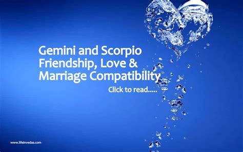 Scorpio And Gemini Marriage Lifeinvedas