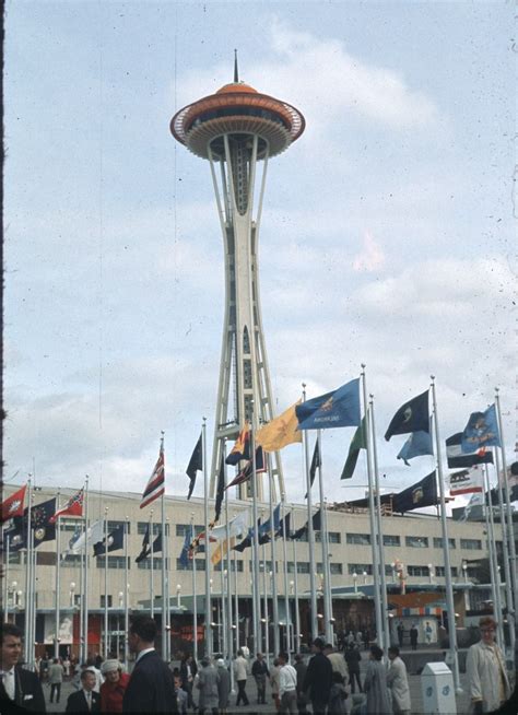 Space Needle At The 1962 Seattle Worlds Fair Seattle Washington