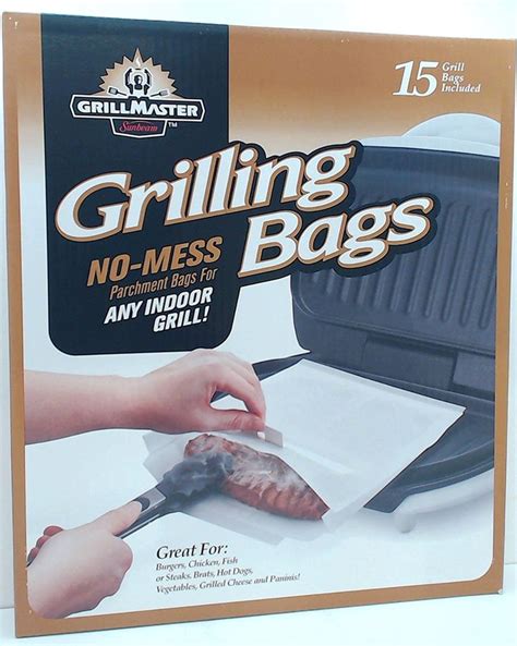 Sunbeam Ugb 15pdq Master No Mess Parchment Grilling Bags For Any Indoor