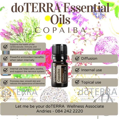 Copaiba Ml Doterra Essential Oils Kimberley Online Store