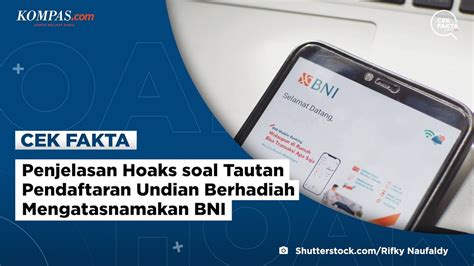 Penjelasan Hoaks Soal Tautan Pendaftaran Undian Berhadiah