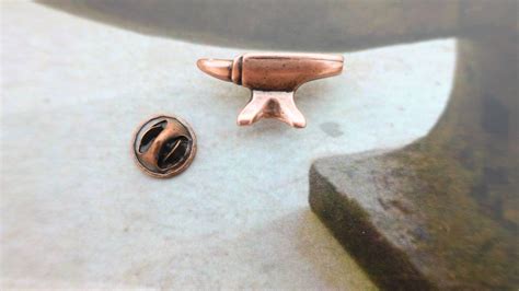 Copper Anvil Lapel Pin Forge Your Unique Style Lapel Pin Planet