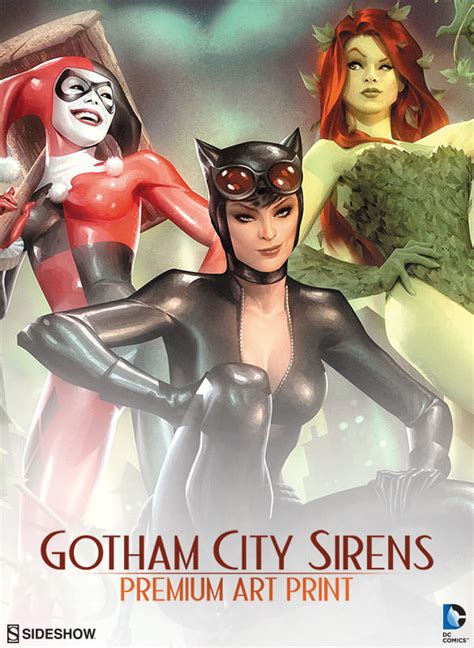 Dc Comics Gotham City Sirens Premium Art Print By Sideshow C Sideshow