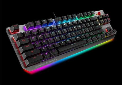 Asus Rog Strix Scope Tkl Mechanical Gaming Keyboard With Rgb Backlit