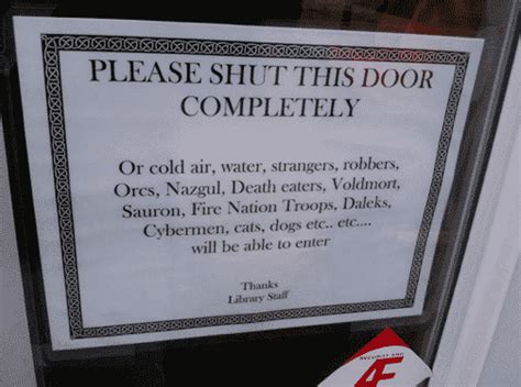 Funny Door Signs That Dont Make Sense 2018 This Blog Rules