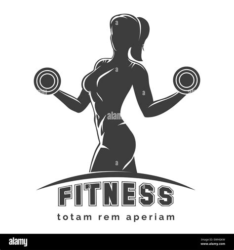 Silueta Logo Fitness Mujer Imagesee