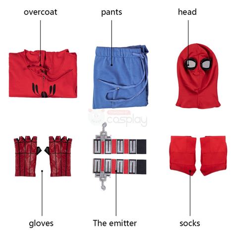 Spiderman Costume Spider Man Homecoming Peter Parker Cosplay Suit