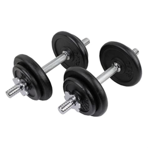 New Confidence Fitness Pro 20kg Dumbbells Weights Set Ebay