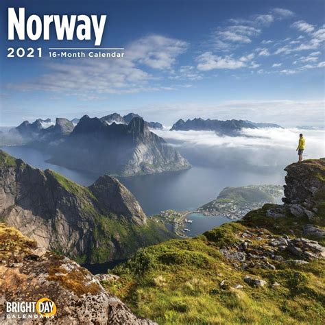 2021 Norway Wall Calendar