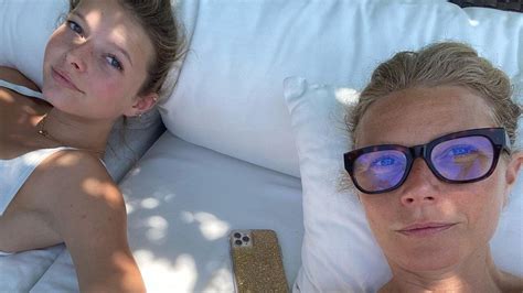 Gwyneth Paltrow And Apple Martin Rang In While Wearing Coordinating String Bikinis Video