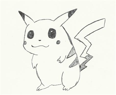 Pikachu Sketch By Jonnysq On Deviantart