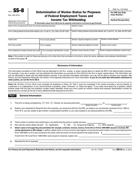 Irs Form Ss 8 Fill Out Sign Online And Download Fillable Pdf