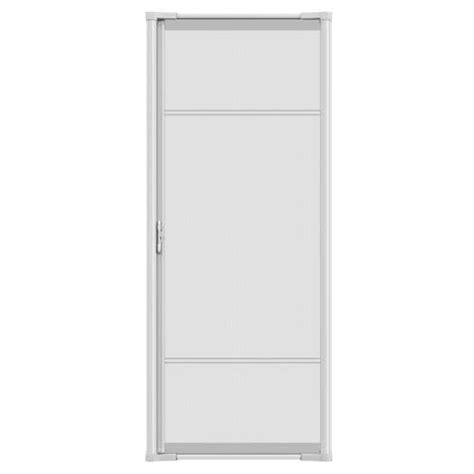 Odl Odl Brisa Retractable Screen 36 In X 78 In White Aluminum Frame