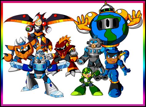 Set 3 Of My Robot Masters By Spdy4 On Deviantart