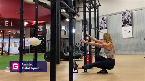 Assisted Pistol Squat Youtube