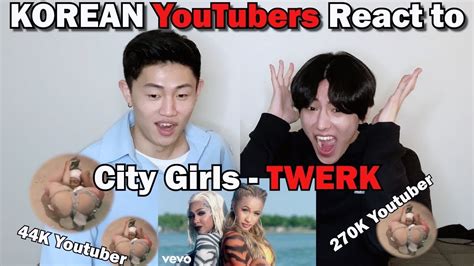 Korean React To Twerk City Girls Youtube