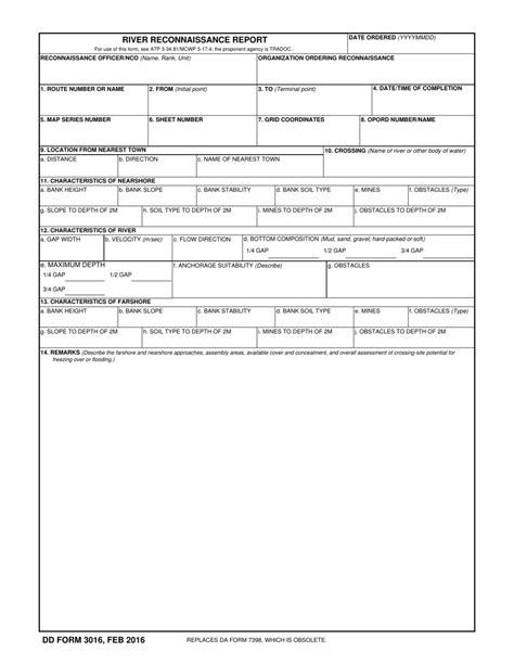 Dd Form 3016 Fill Out Sign Online And Download Fillable Pdf