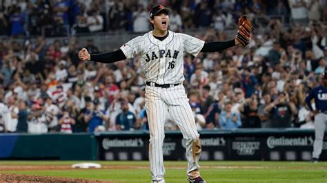 Shohei Ohtani Fans Mike Trout For Final Out As Japan Wins Wbc Espn