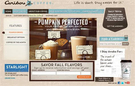 Importing organic coffee from all over the world and fire forging it right here in ohio. http://www.cariboucoffee.com/ appartently better than starbucks | Beautiful websites, Coffee is ...