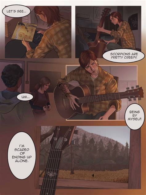 The Last Of Us Art Conveys Ellies Struggle Through Comics